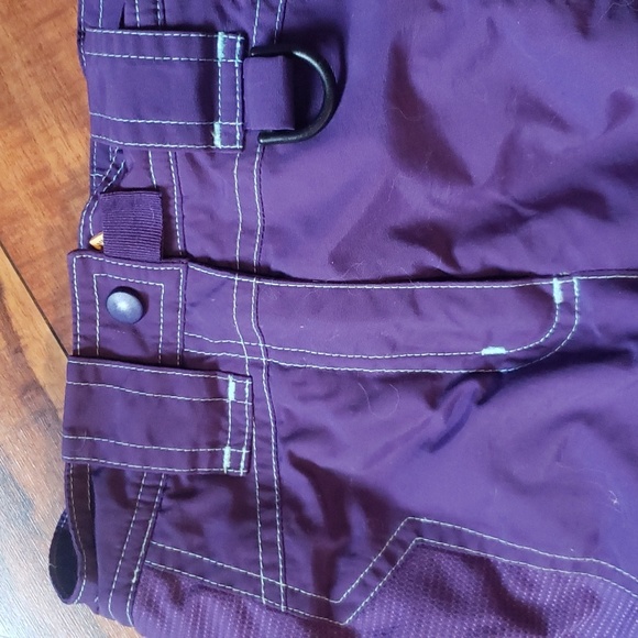 LL Bean Girls size 5-6 waterproof purple snow pants - Picture 4 of 6